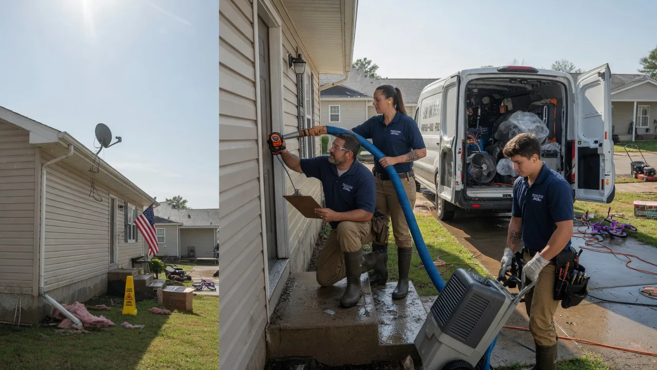 Ceiling Water Damage Restoration in Bremond, TX near me